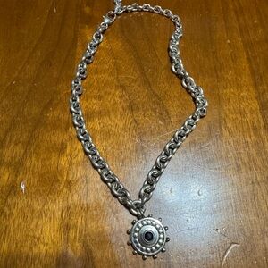 Brighton Pebble Dot Medali Reversible Necklace